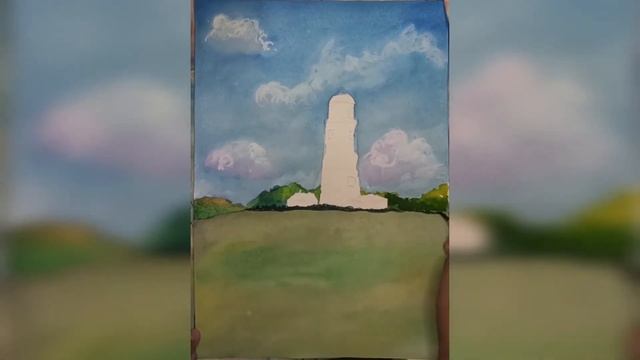 Акварель|Акварель для начинающих|Как рисовать акварелью|Watercolor painting|Painting for beginners смотреть онлайн