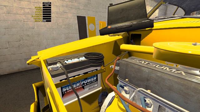 #4 что нужно сделать что-бы запустить сатсуму #mysummercar, сгорел аккумулятор