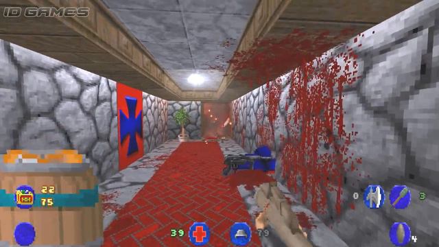 Zio McCall's Brutal Wolfenstein 3D: Spear Of Destiny (REMAKE) Прохождение без комментариев - Часть