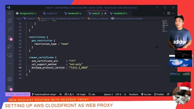 Web Proxy with AWS Cloudfront in Infrastructure code using Terraform смотреть онлайн