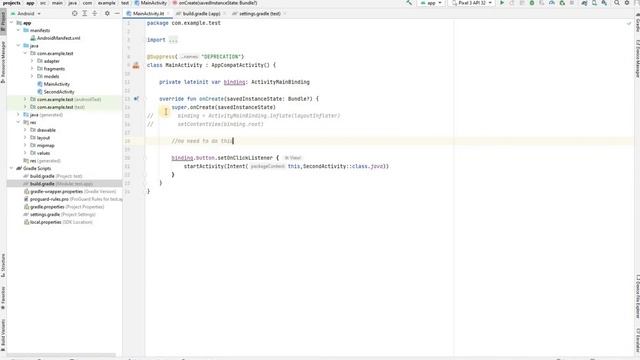 View Binding Delegate | Android Studio Kotlin Tutorial Lecture 04 смотреть онлайн