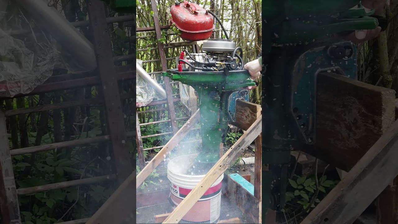 Он ЗАВЕЛСЯ!!! мотор ветерок, скоро установим на лодку из пеноплекса. смотреть онлайн