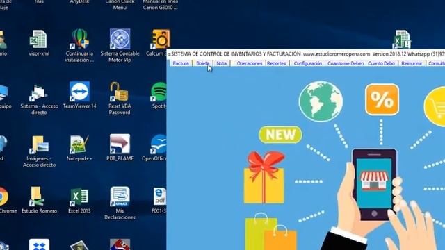 Factura Electrónica SUNAT con Excel-Sistema Facturador Excel смотреть онлайн