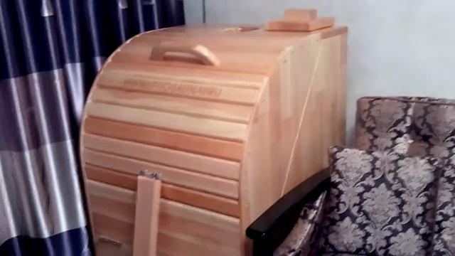 Видеоотзыв о кедровой фитобочке модели "Оригинальная" (Куркин) смотреть онлайн
