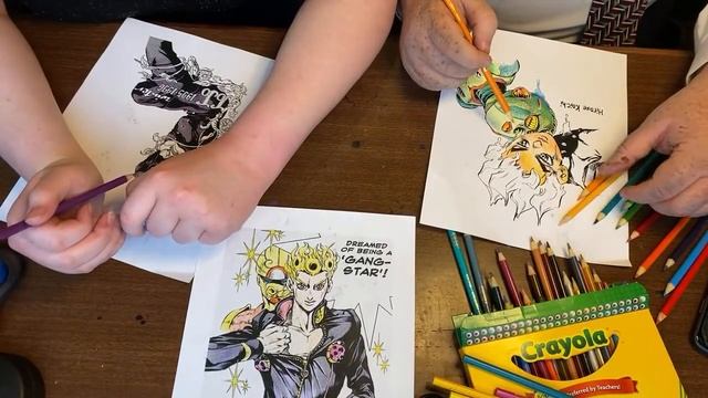 Q&A with Me and My Dad (coloring jojo panels) смотреть онлайн