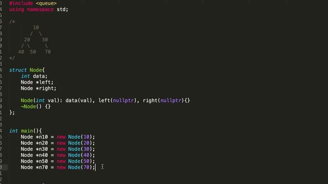 Binary Tree: Level Order Insertion | Binary Tree Insertion | C++ смотреть онлайн