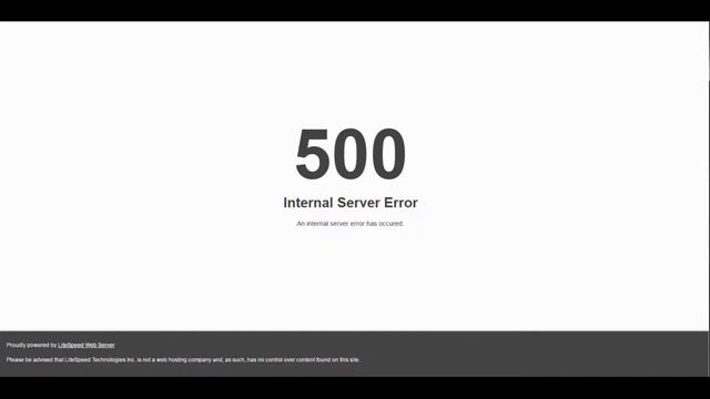 Ошибка 500 internal server error: внутренняя ошибка сервера смотреть онлайн