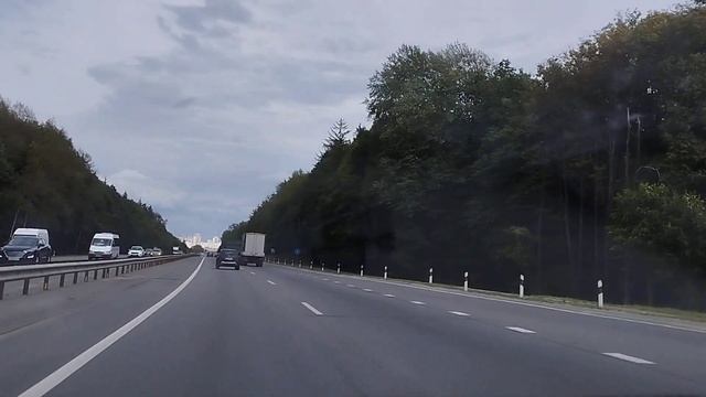 Внешнее кольцо МКАД и съезд на Шаранговича.20.07.23 г. смотреть онлайн