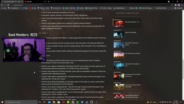 New World HUGE Quality Of Life Update 1.0.1! (patch notes link in description) смотреть онлайн