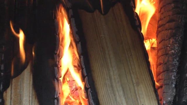 Успокаивающий огонь в печи и пение птиц / Видео для релакса и сна смотреть онлайн