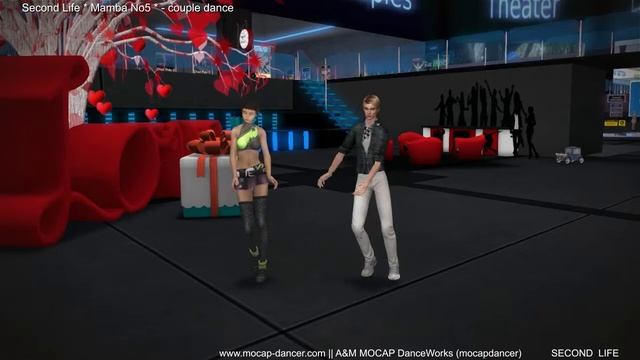 SL - Mamba No5 - couple dance : for Second Life смотреть онлайн