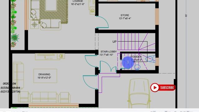 40x65 Beautiful House Plan Design || 290 Gaz House || 40 by 65 ka Naksha || 40x65 Modern House Map смотреть онлайн