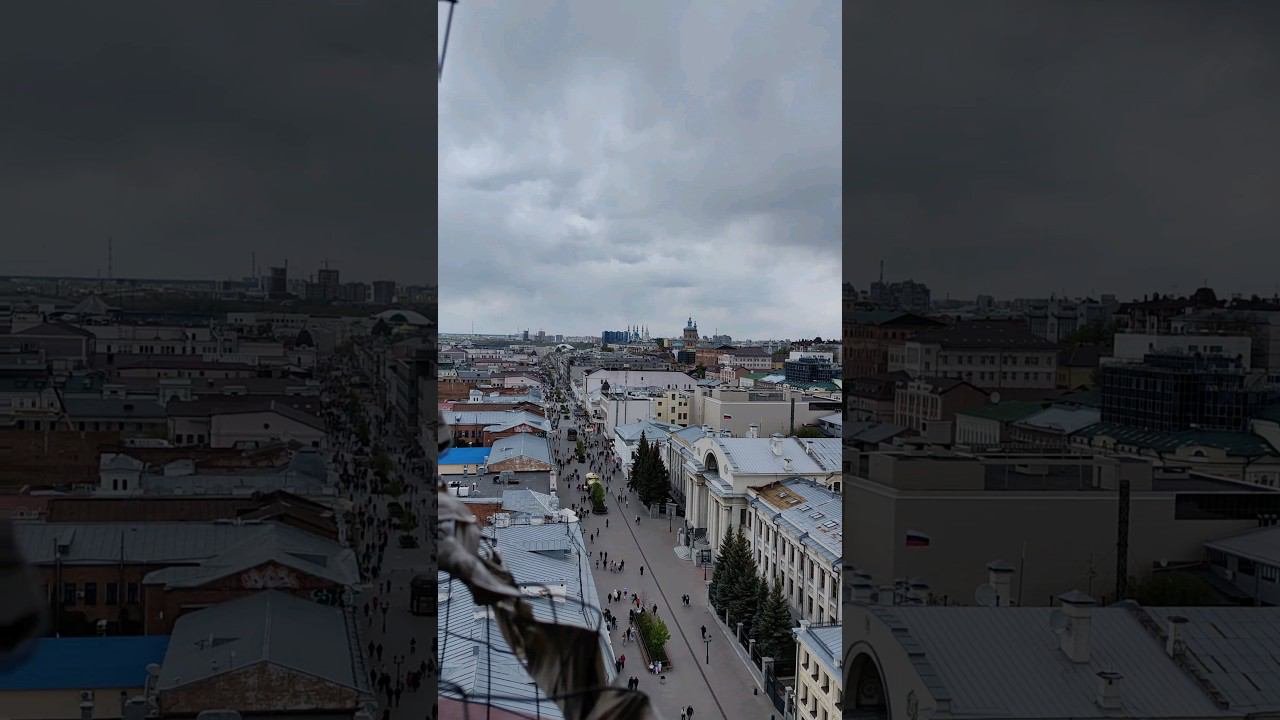 Колокольня Богоявленского собора - самая высокая в Казани #Казань #колокольня смотреть онлайн