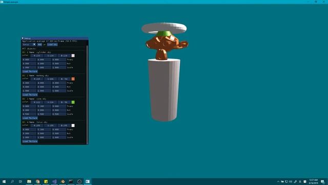 Simple 3D software based on OpenGL and ImGui смотреть онлайн