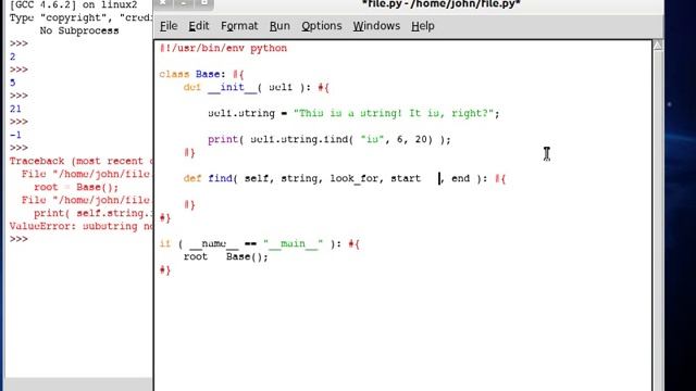 Python 51 String Find смотреть онлайн