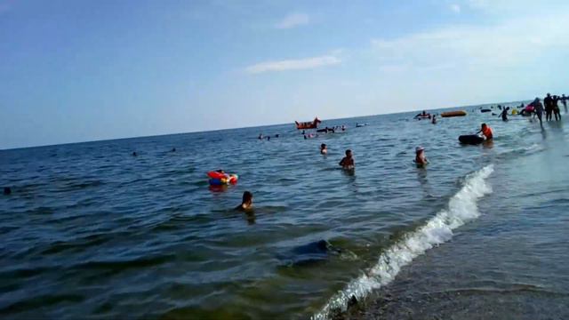Затока вечер 17-00 29.07.2018 солнце штиль и теплое море смотреть онлайн