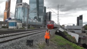 Электропоезд ЭД4М-0403 РЭКС тестовая обкатка МЦК