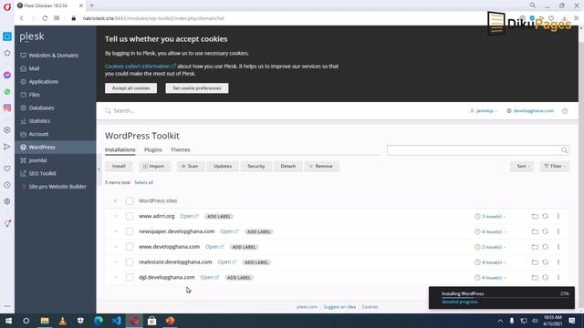 How to Install WordPress on Plesk cPanel | Web Tutorials смотреть онлайн