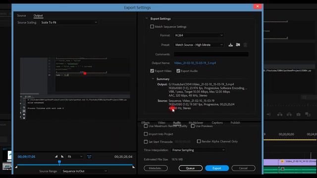 Export Problem Fix In Adobe Premiere Pro