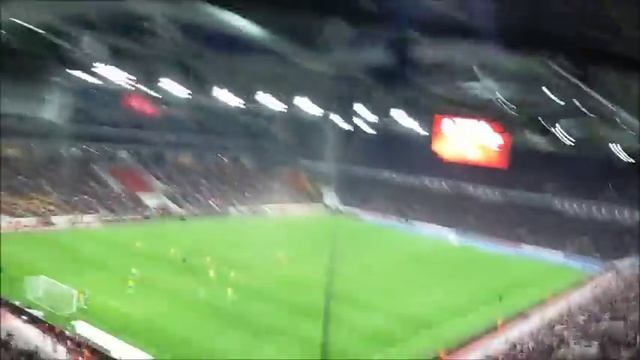 Гол Дзюбы на матче Россия-Швеция. Атмосфера трибун.