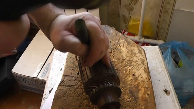 Как вытащить медь из якоря стартера? Добыча меди без обжига. смотреть онлайн