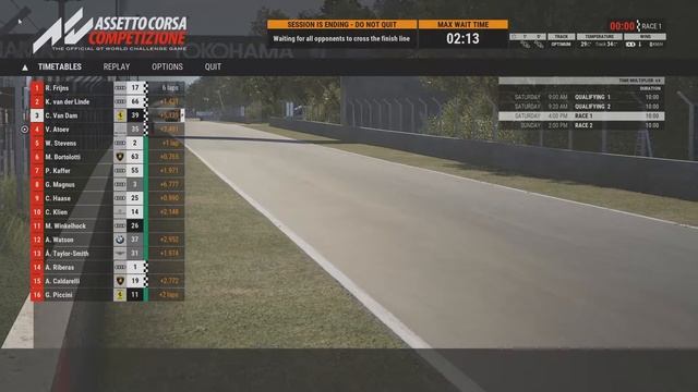 #57 Assetto Corsa Competizione - Circuit Zolder - Race - Ferrari 488 GT3 смотреть онлайн