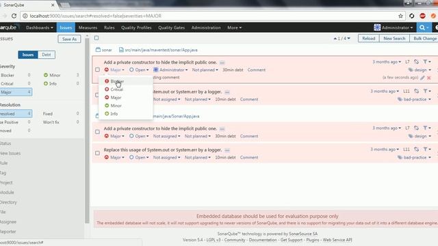 SonarQube Issues Handling смотреть онлайн