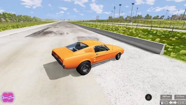 Мод FORD MUSTANG FASTBACK 1967 для BeamNG.drive смотреть онлайн