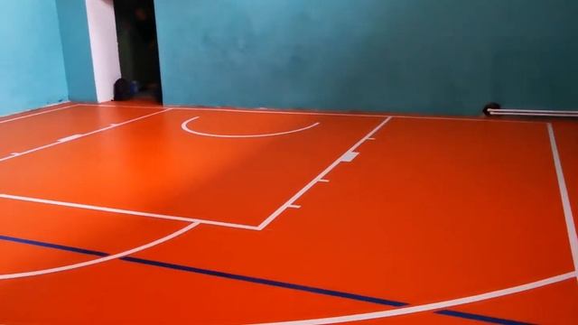 Разметка спортивного зала в МАОУ "Школа № 1" г. Долгопрудный смотреть онлайн