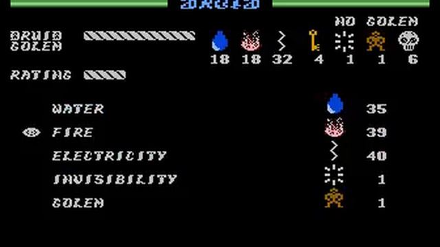 Druid - Atari XL/XE complete walkthrough смотреть онлайн
