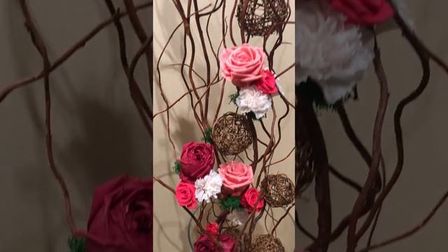 Cтабилизированные цветы в колбе смотреть онлайн