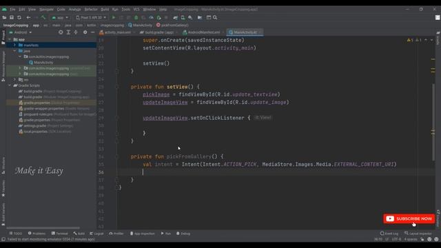 How to Implement Image Cropping using Kotlin | Android | Kotlin | Make it Easy смотреть онлайн