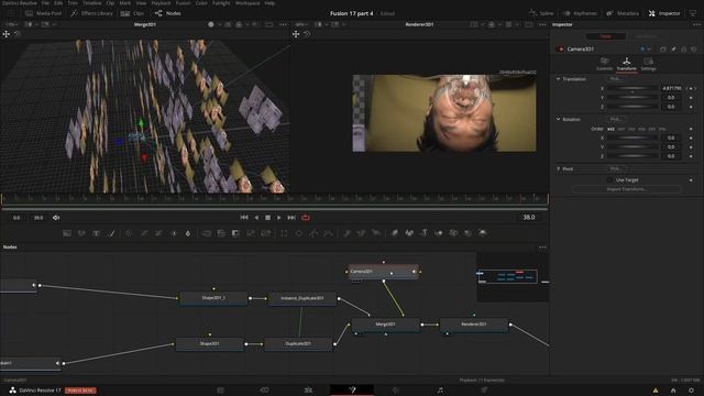 3D Camera Transitions in DaVinci Resolve смотреть онлайн