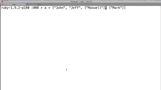 Ruby Array flatten method смотреть онлайн
