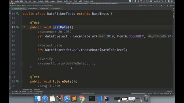 Automation Recipe: DatePicker смотреть онлайн