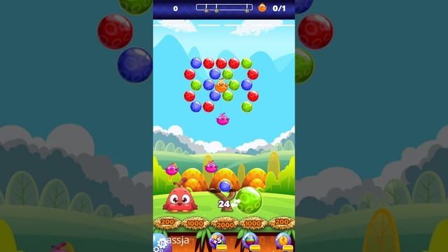 Review Game Bubble Bird Egg Drop Shooter level 1-10 смотреть онлайн