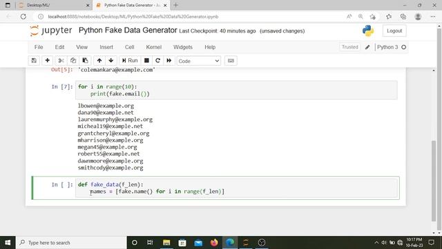 Create Dummy Data using Python смотреть онлайн