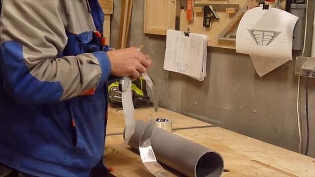 Стружкоудаление в мастерской и борьба со статическим электричеством. Квази - металлическая труба. смотреть онлайн