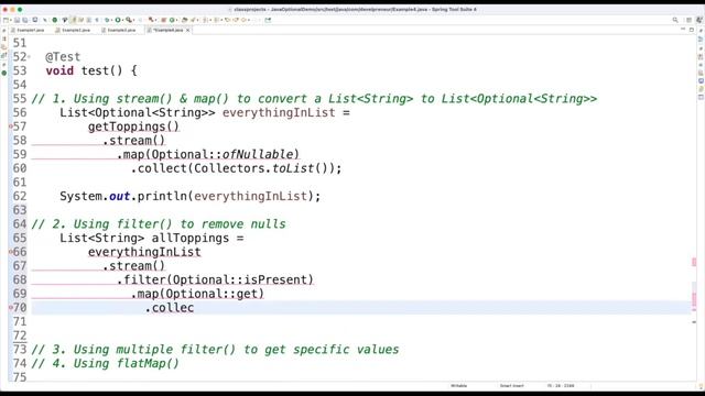Java Optional Example 4 смотреть онлайн