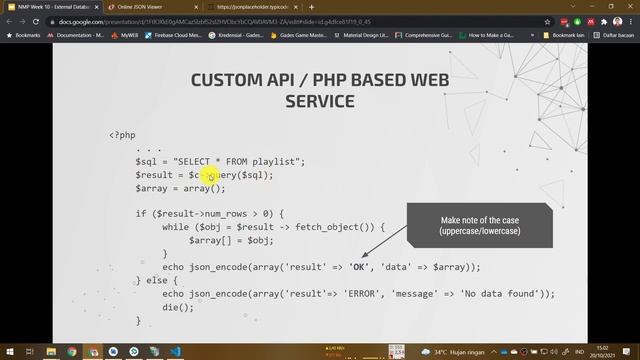 NMP 10-2: Web Service (API) смотреть онлайн