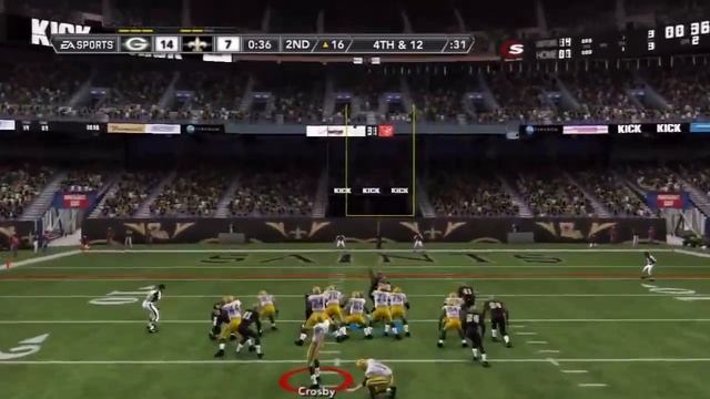 Madden NFL 12: Gameplay Commentary: Packers Vs. Saints смотреть онлайн