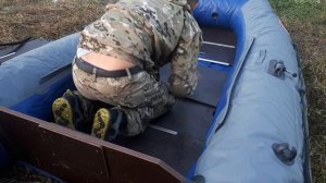 как быстро собрать лодку пвх с полами, пайолами