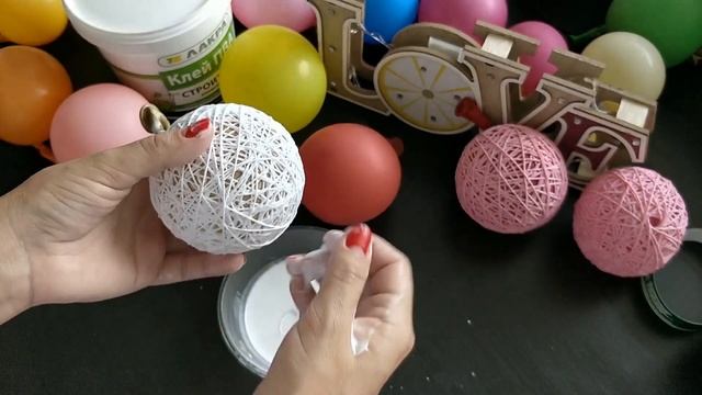 Гирлянда из ниток своими руками - Мастер Класс смотреть онлайн