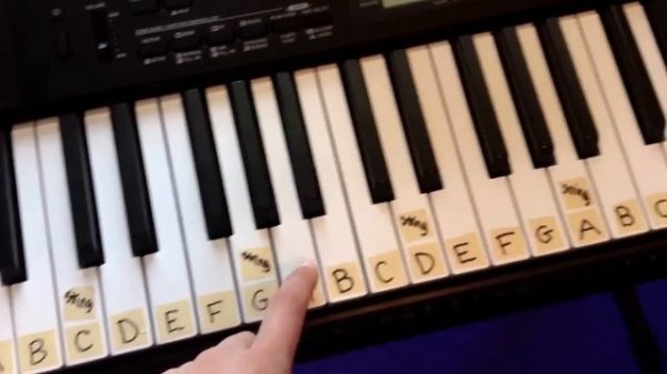 How to Label a 61 Key Keyboard Piano!
