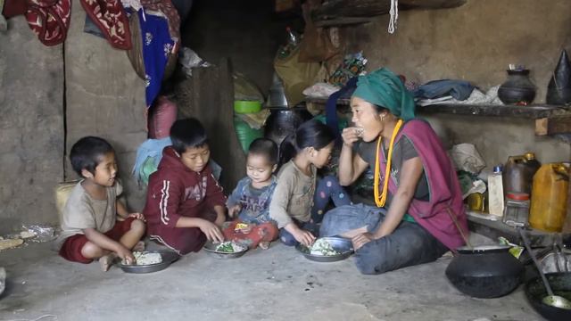 Traditional Village Life || Cooking And Eating Technology Of Potatoes