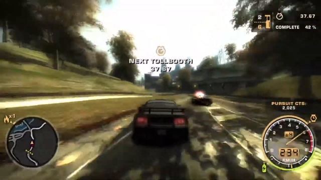 Need for Speed Most Wanted Tollbooth Run: Razor’s Ford Mustang GT смотреть онлайн