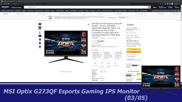 Best 1440p Gaming Monitors under 30000 in India| QHD | High FPS | IPS | Adaptive sync | HDR400 смотреть онлайн