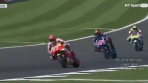Как убиваються мотоцыклы на МОТО GP.