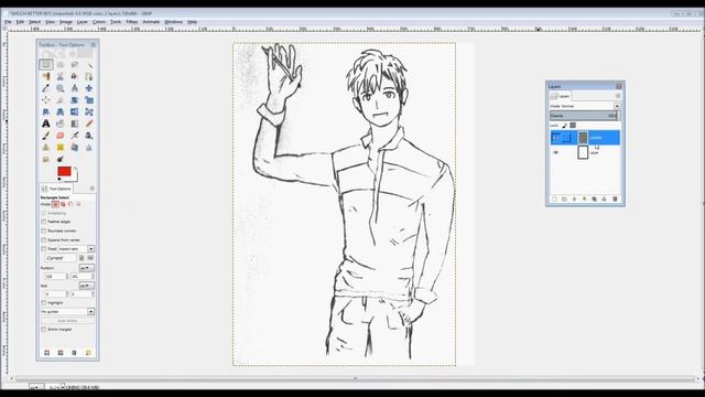 How to Color an Image in GIMP! (fast and easy!) смотреть онлайн