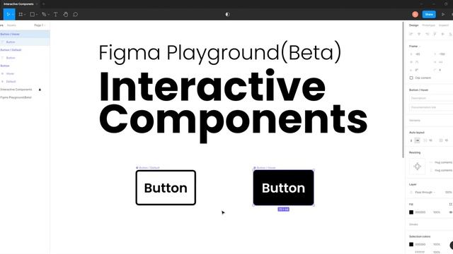 피그마 Interactive Components (Beta) 기능 간단히 알아보기 смотреть онлайн